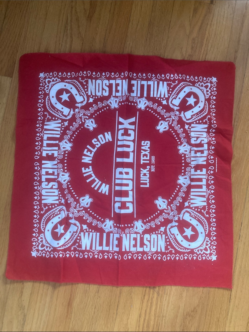 Red Bandana Print Kids Bottoms Accessory